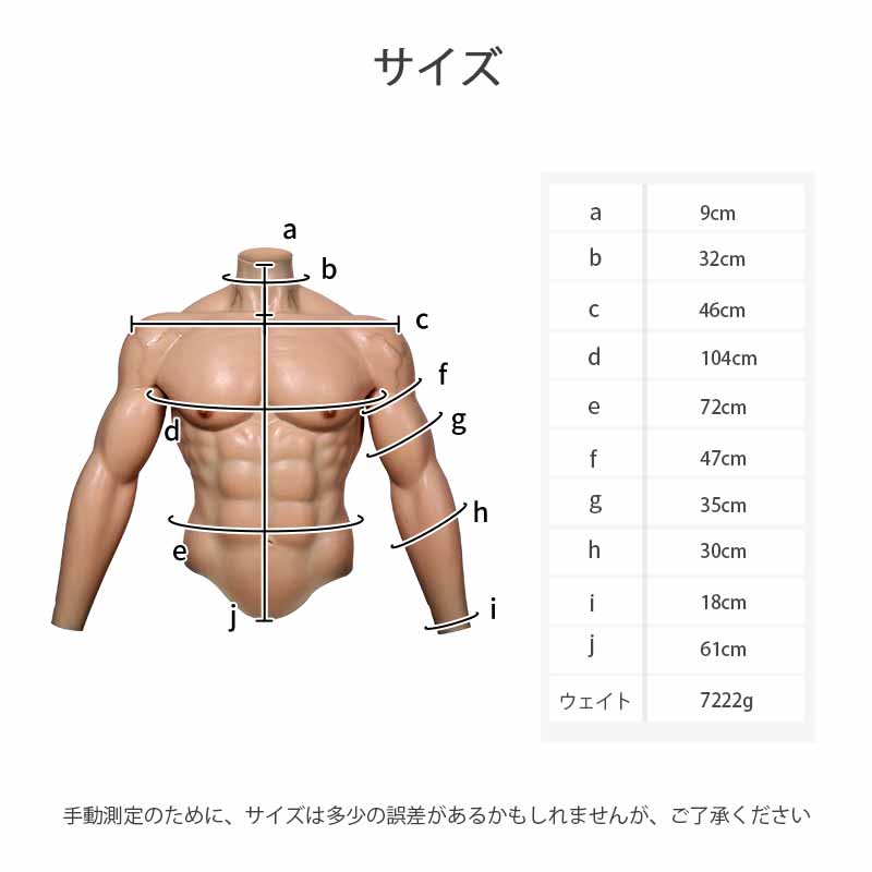 シリコン製のシンスキンマッスルスーツ